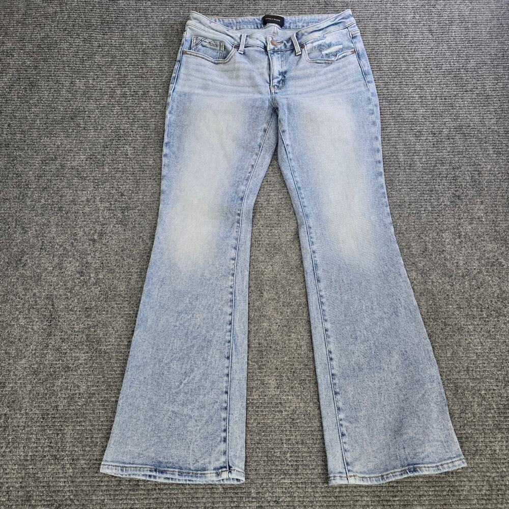 Buckle Black Fit No 13 Jeans Womens 31x32 Light Blue Low Rise Bootcut Stretch